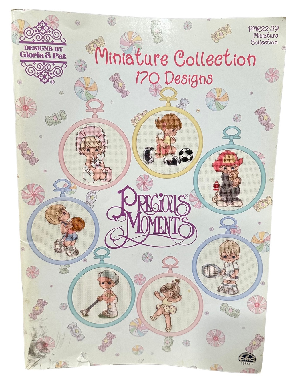 Vintage 90’s Precious Moments Miniature Collection Cross Stitch Patterns Book